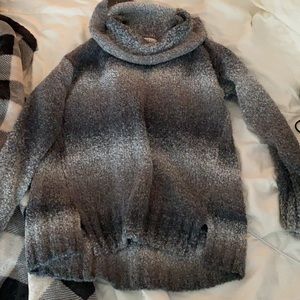 Oversized turtleneck sweater